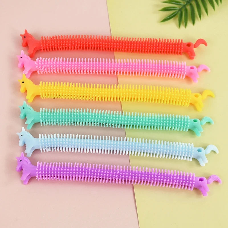 Stretchy Unicorn Pull Worm Fidget Toys