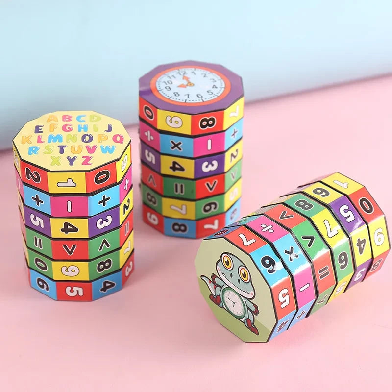 Math Counting Cube Puzzle