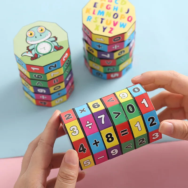 Math Counting Cube Puzzle