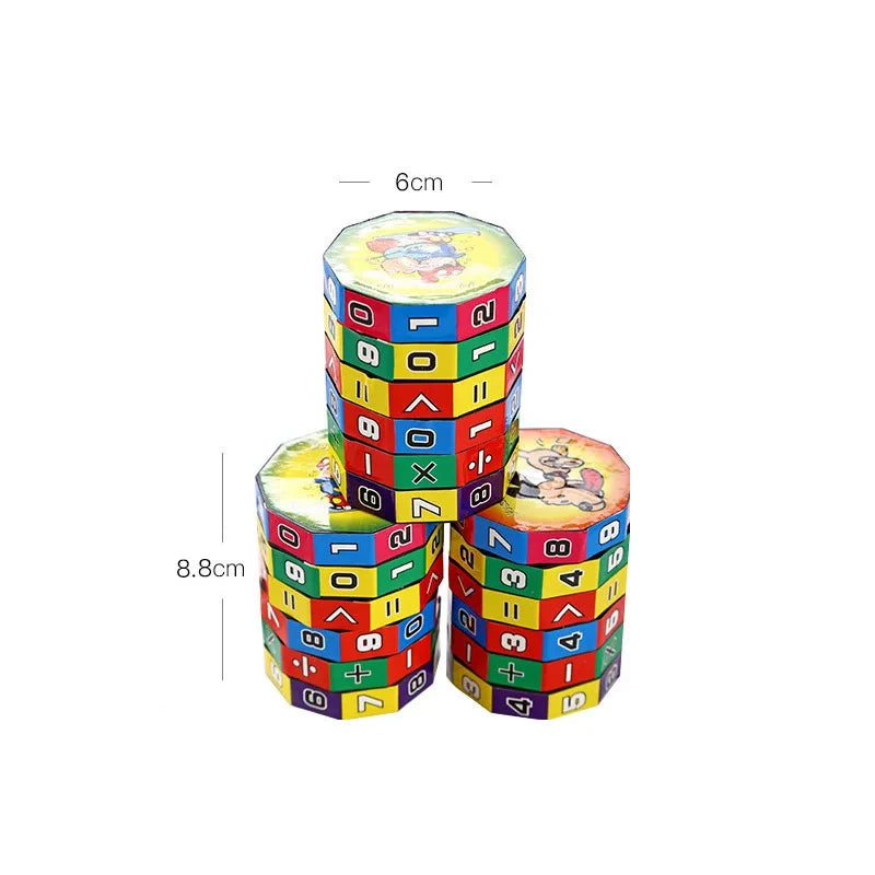 Math Counting Cube Puzzle