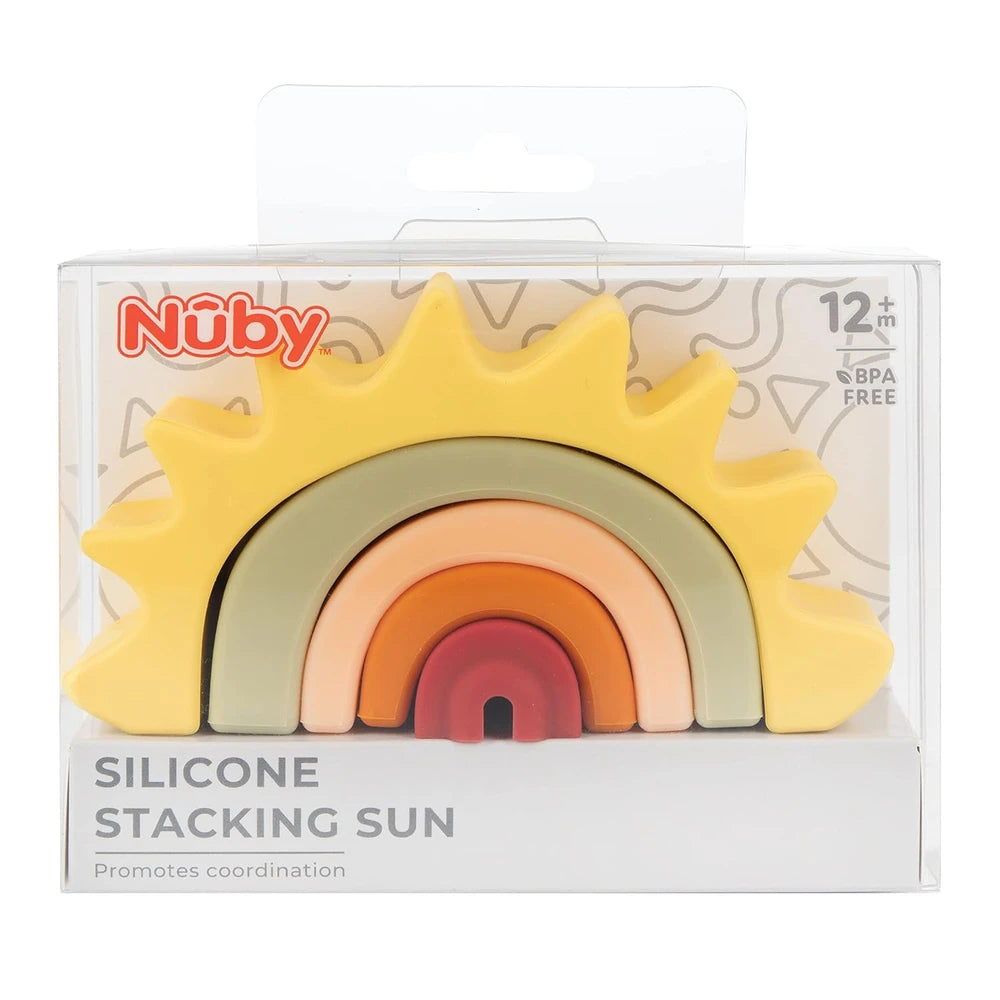 Silicone Rainbow Stacking Sun