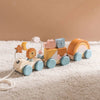 Wooden Montessori Activity Train
