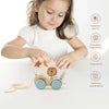 Wooden Montessori Activity Train