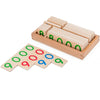 Wooden Montessori Number Cards