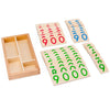 Wooden Montessori Number Cards