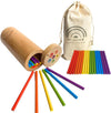 Wooden Color Sorting Sensory Sticks Toy