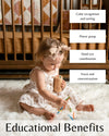 Wooden Color Sorting Sensory Sticks Toy