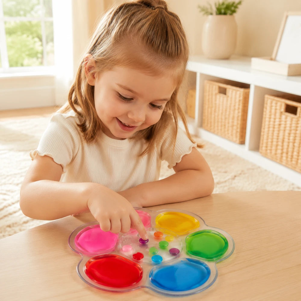 Rainbow Color Sorting Sensory Toy