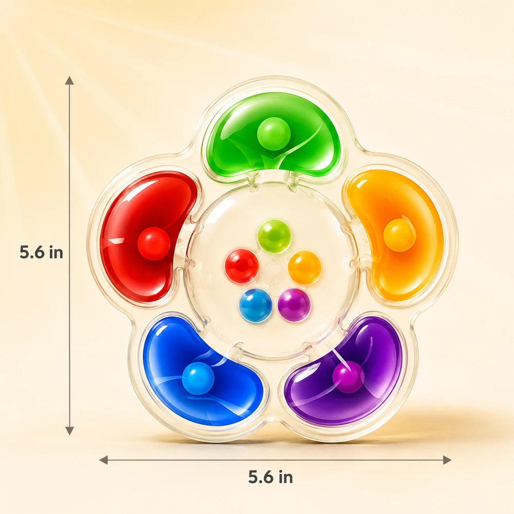 Rainbow Color Sorting Sensory Toy