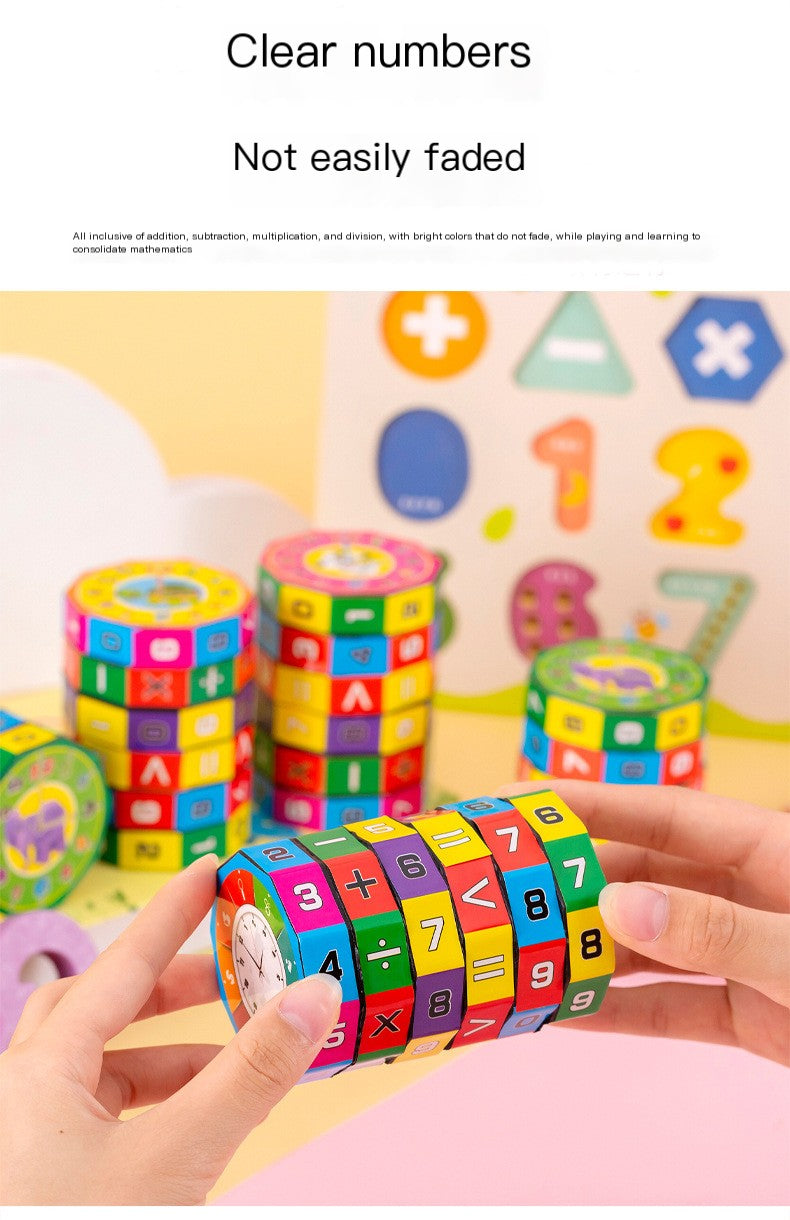 Math Counting Cube Puzzle