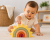 Silicone Rainbow Stacking Sun
