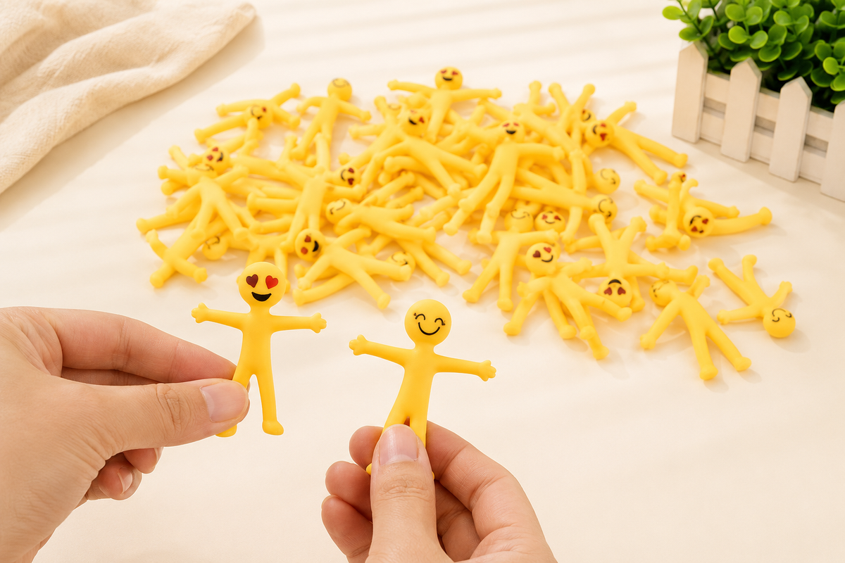 Funny Little Man Squishy Fidget Toy Set