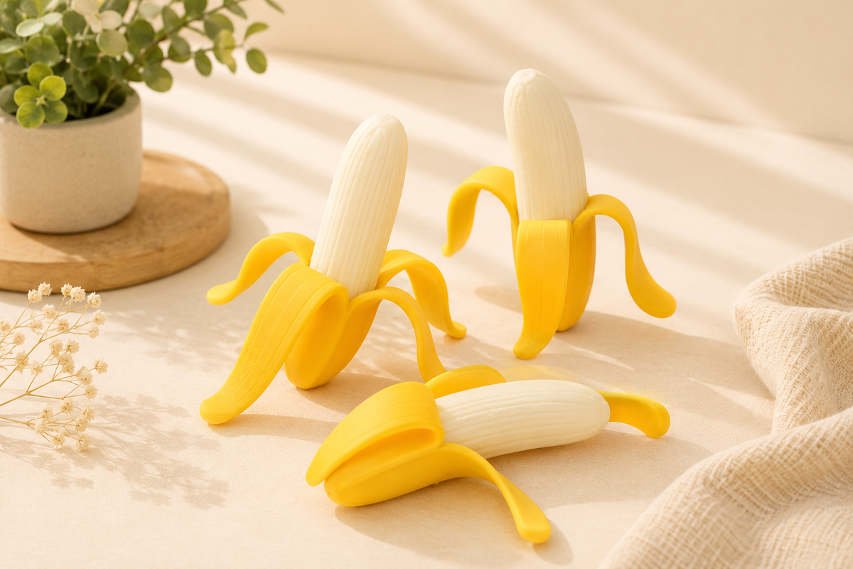 Peelable Banana Squeeze Toy