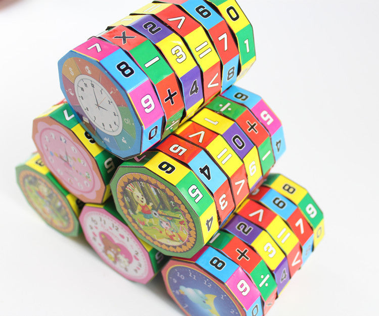 Math Counting Cube Puzzle
